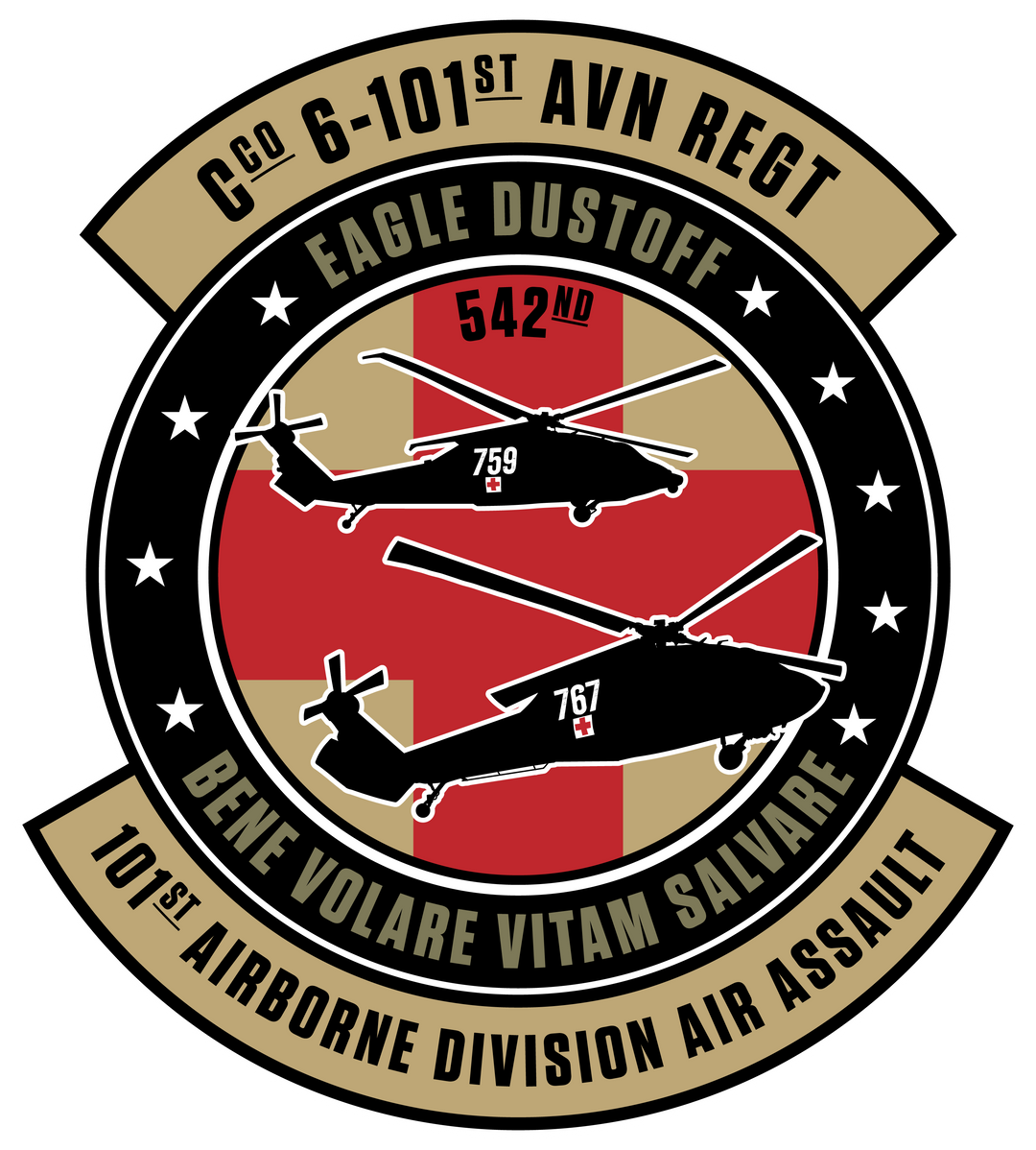 Eagle Dustoff Memorial Sticker