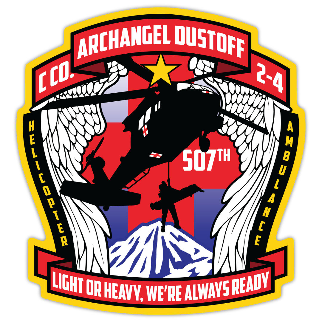 Archangel Dustoff Memorial Sticker