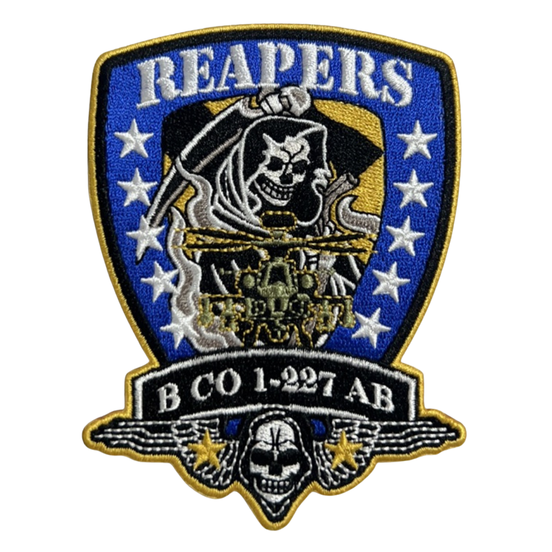 B Co, 1-227 AB "Reapers" Memorial - 2026 Patch